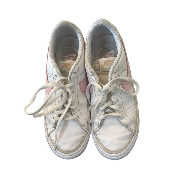 Nike Court Legacy White/Pink Size 4Y - Picture 4 of 7